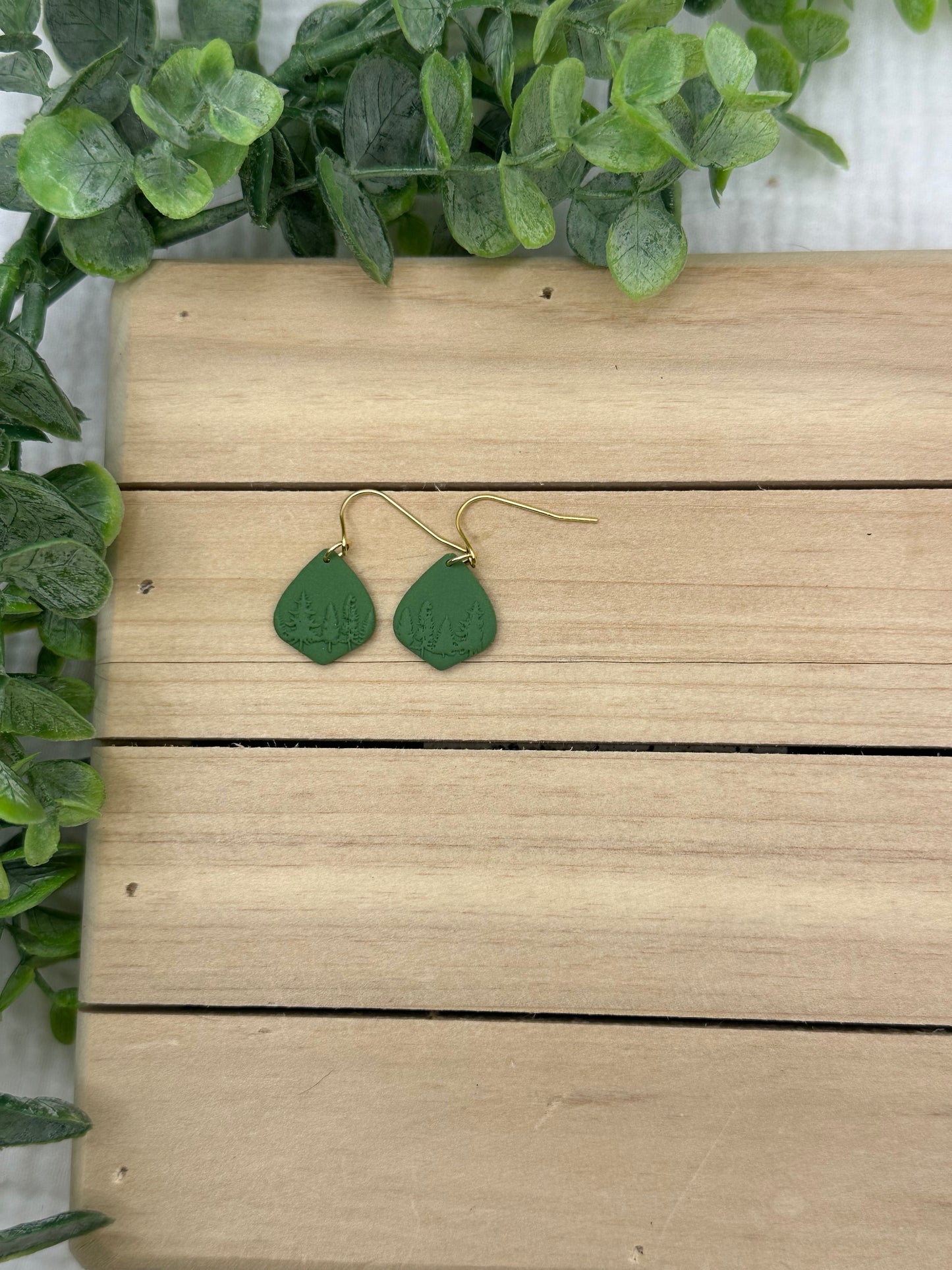 Tree line earrings