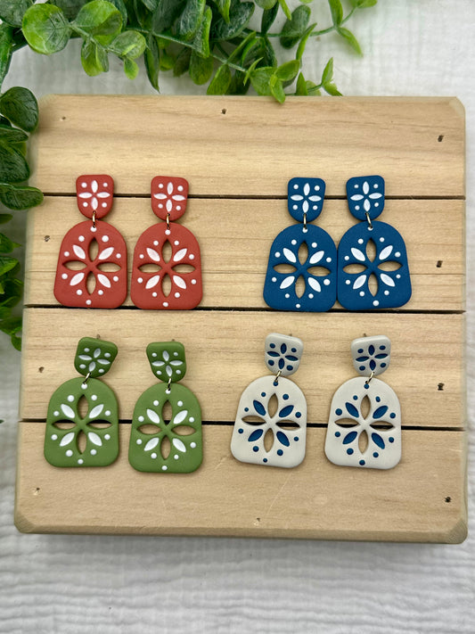 Painted Cut Out Arch Dangle