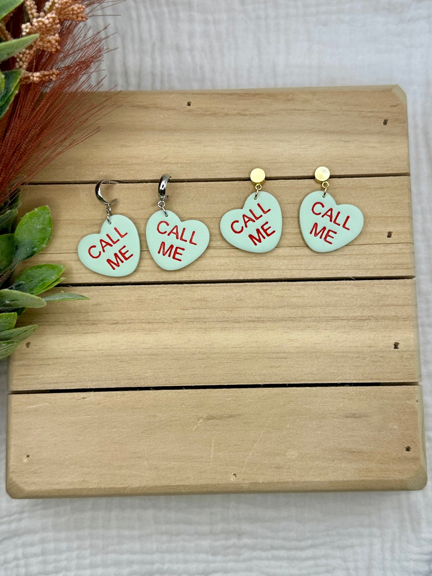 Conversation Heart Earrings