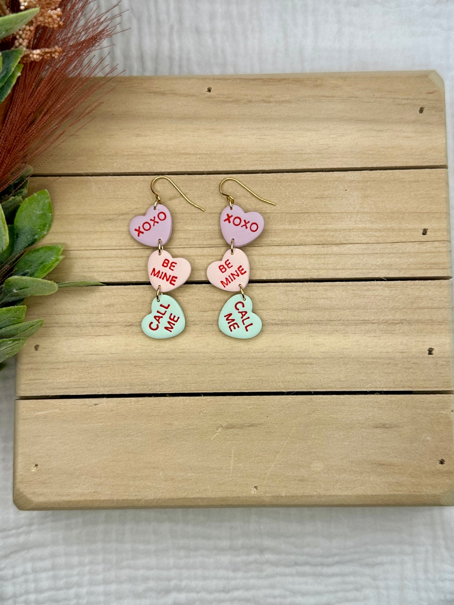 Conversation Heart Earrings