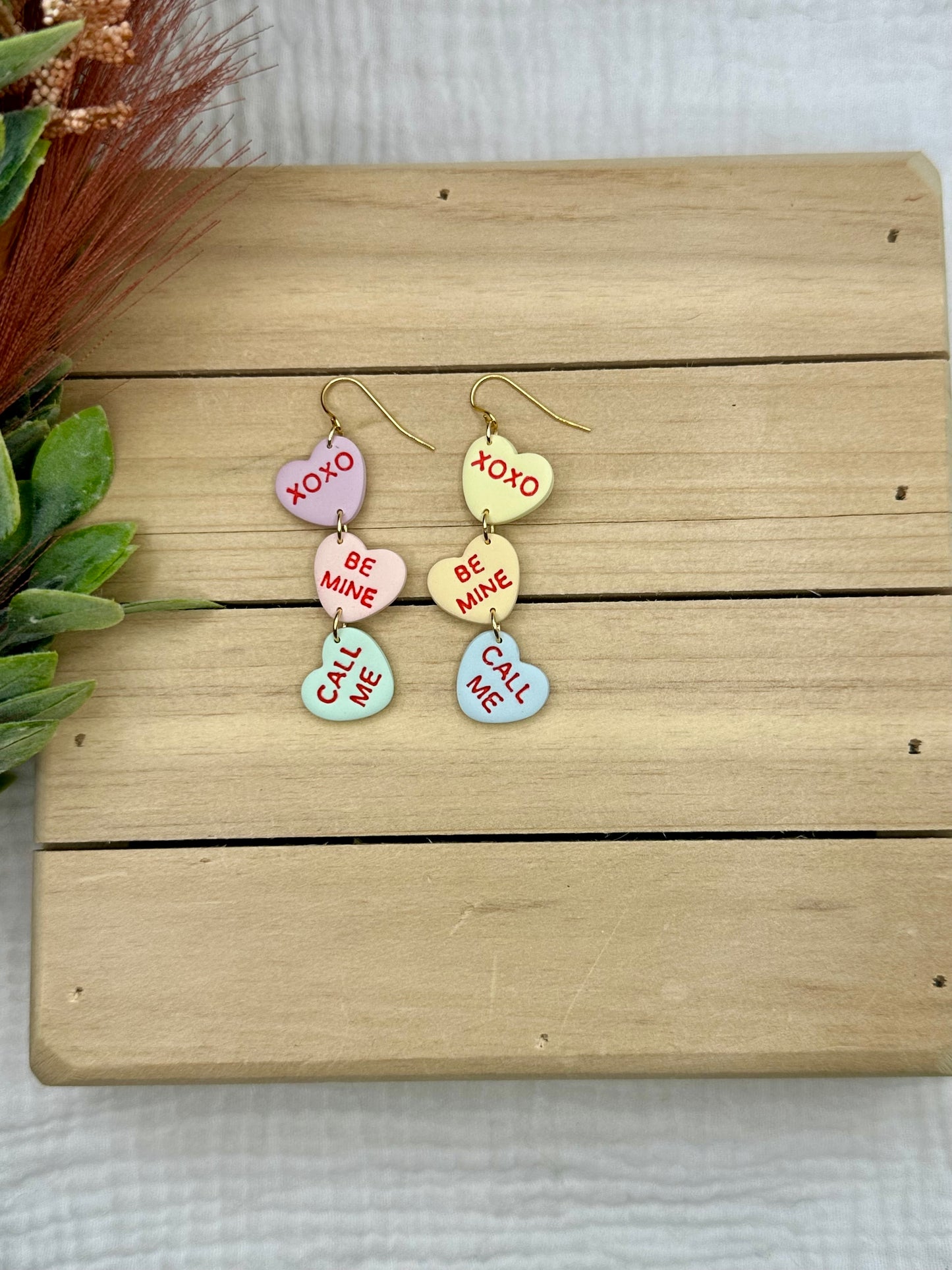 Conversation Heart Earrings