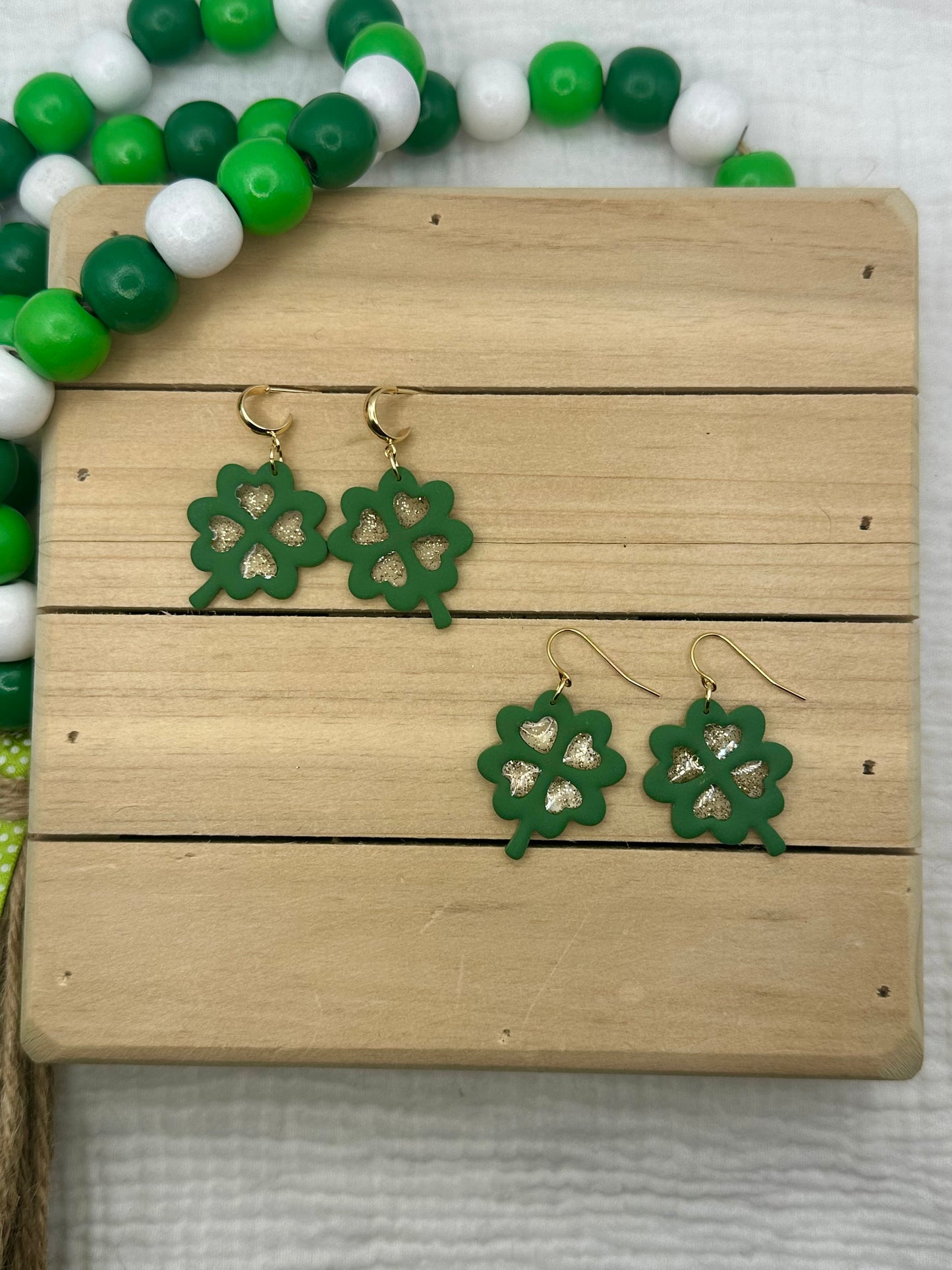 Lucky Clover Dangles