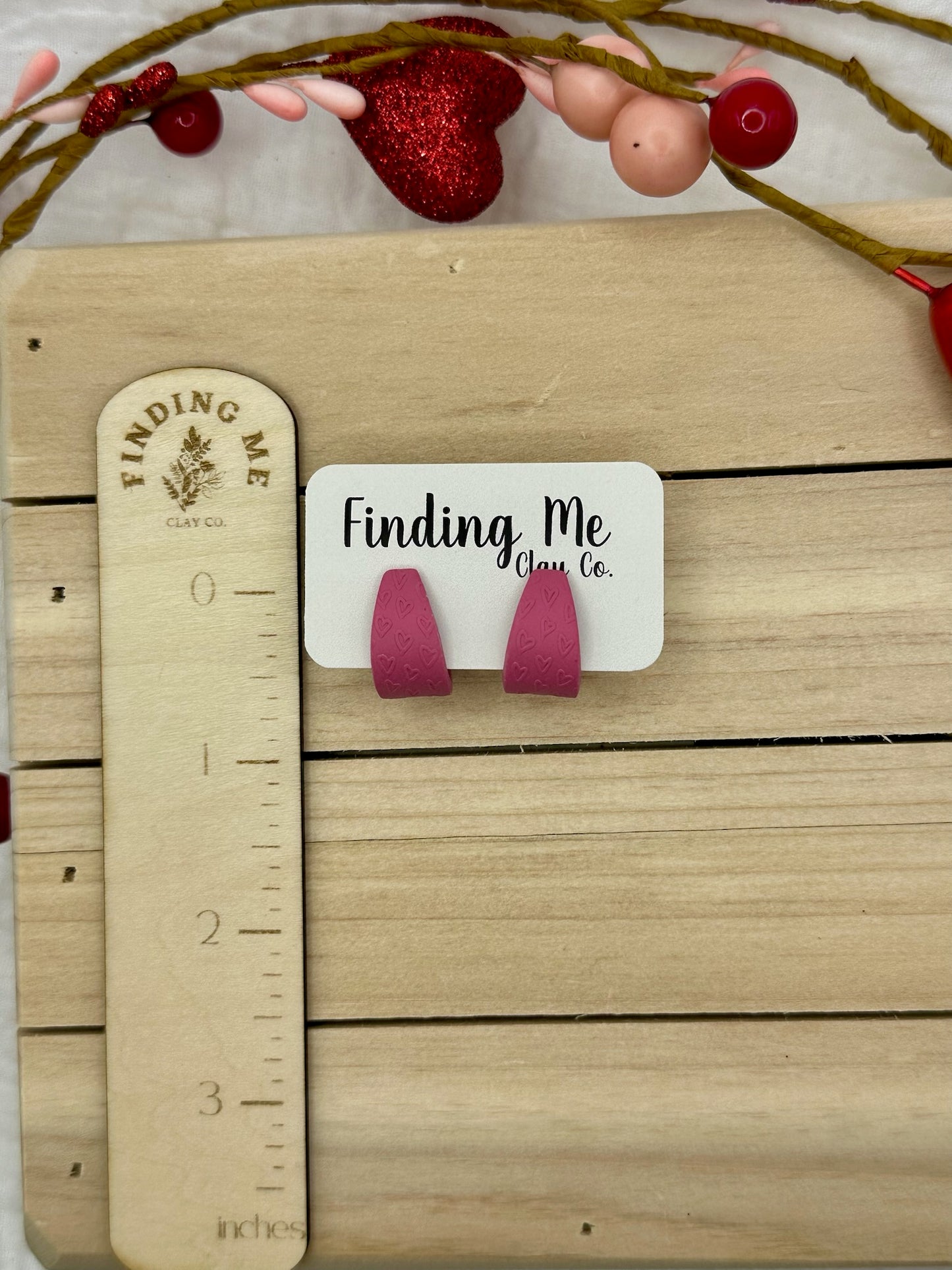 Valentines textured huggies - various