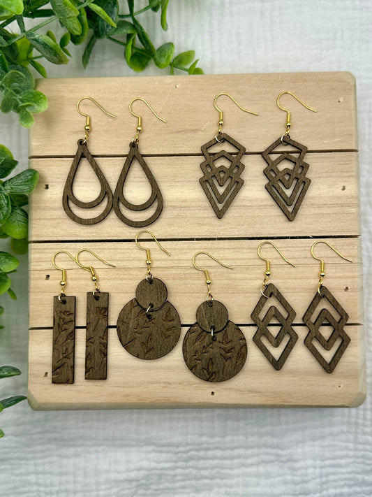Wooden Earrings