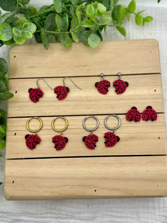Lady Bug Earrings