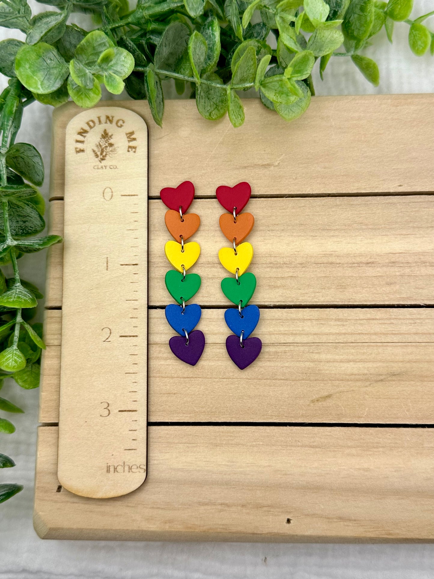 Rainbow Heart Drop