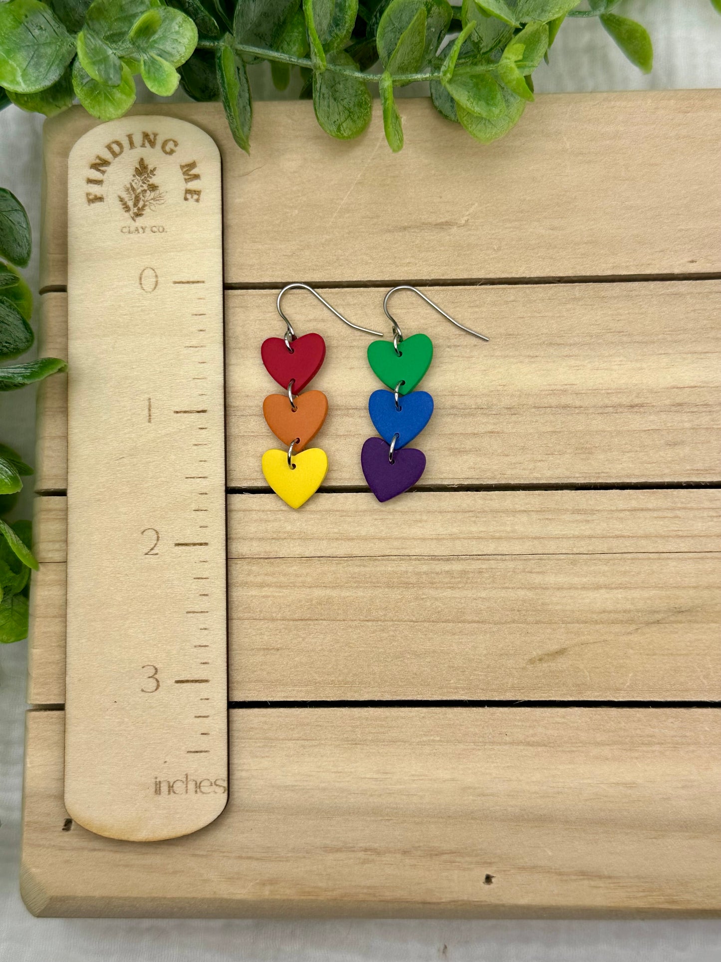 Rainbow Heart Drop