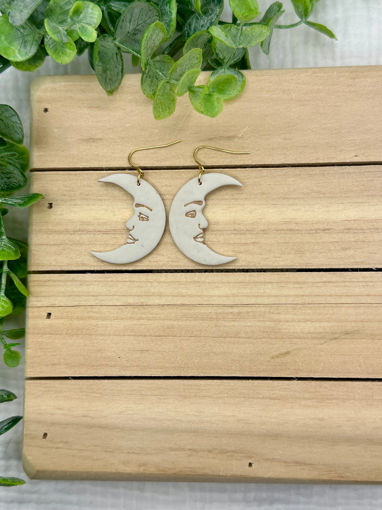 Moon Face Dangles