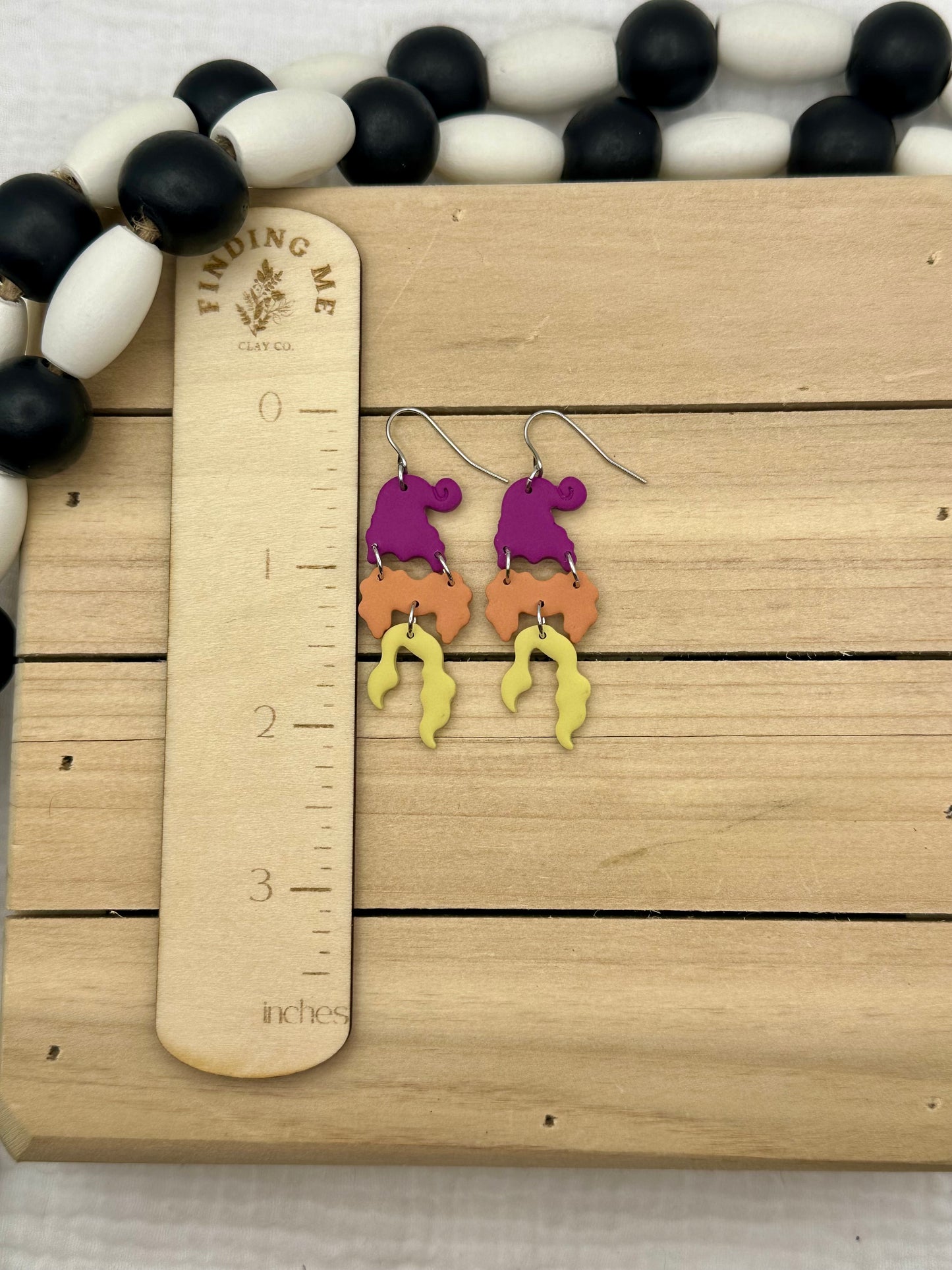 Stacked Witches Hair Dangle