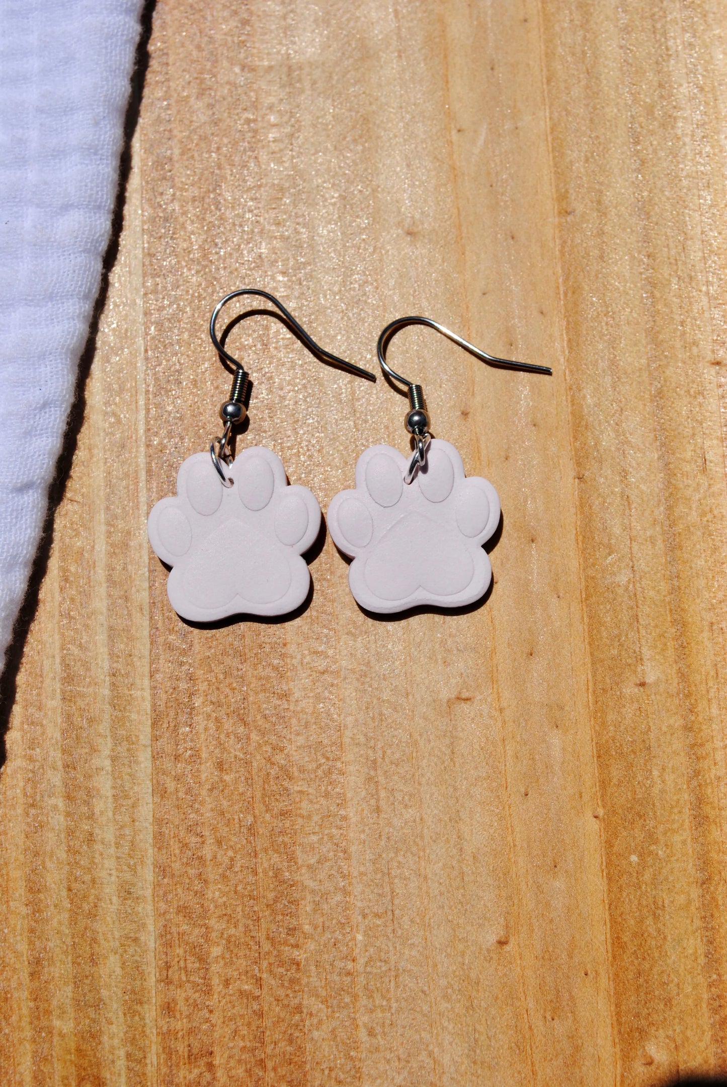 Paw print dangles
