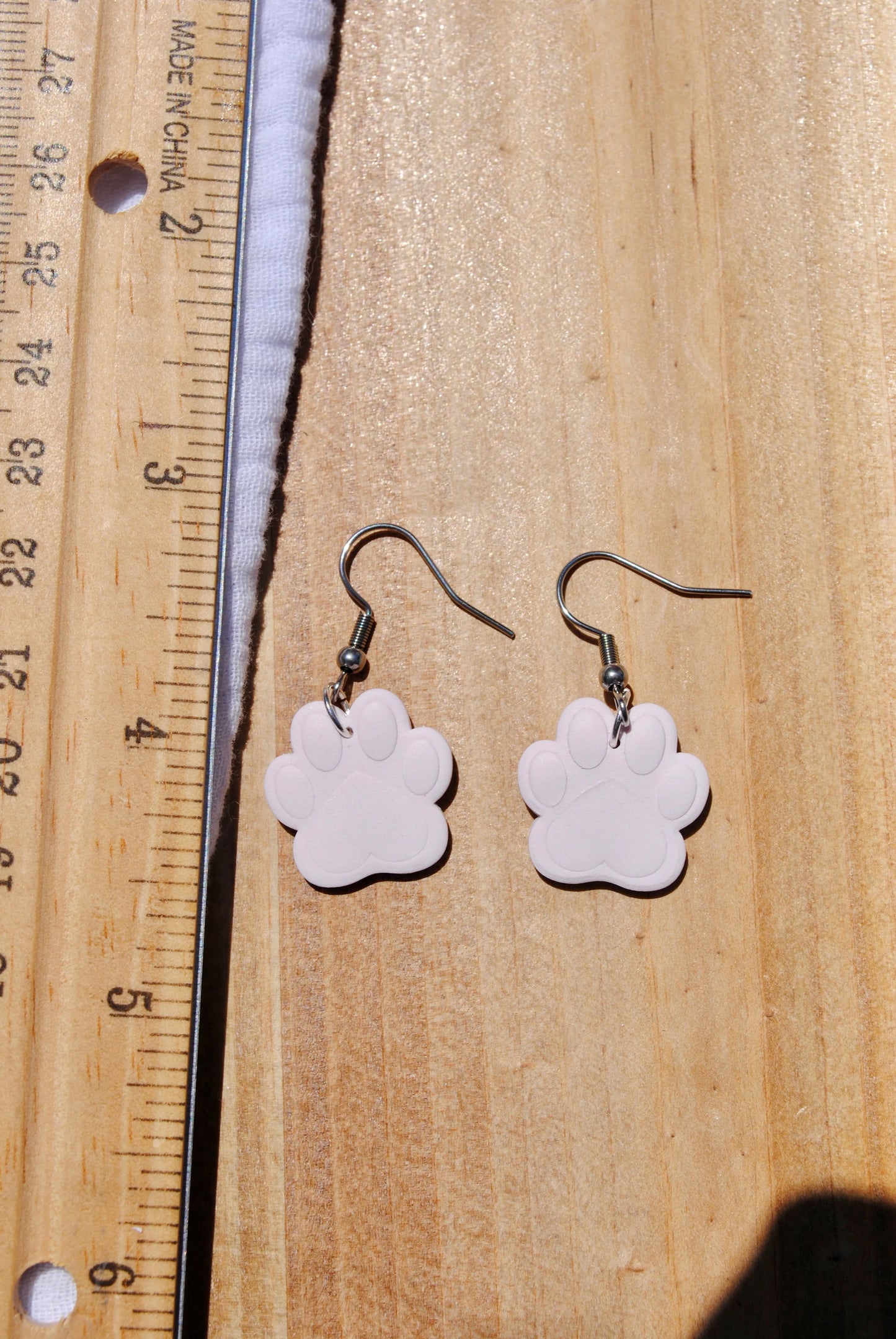 Paw print dangles
