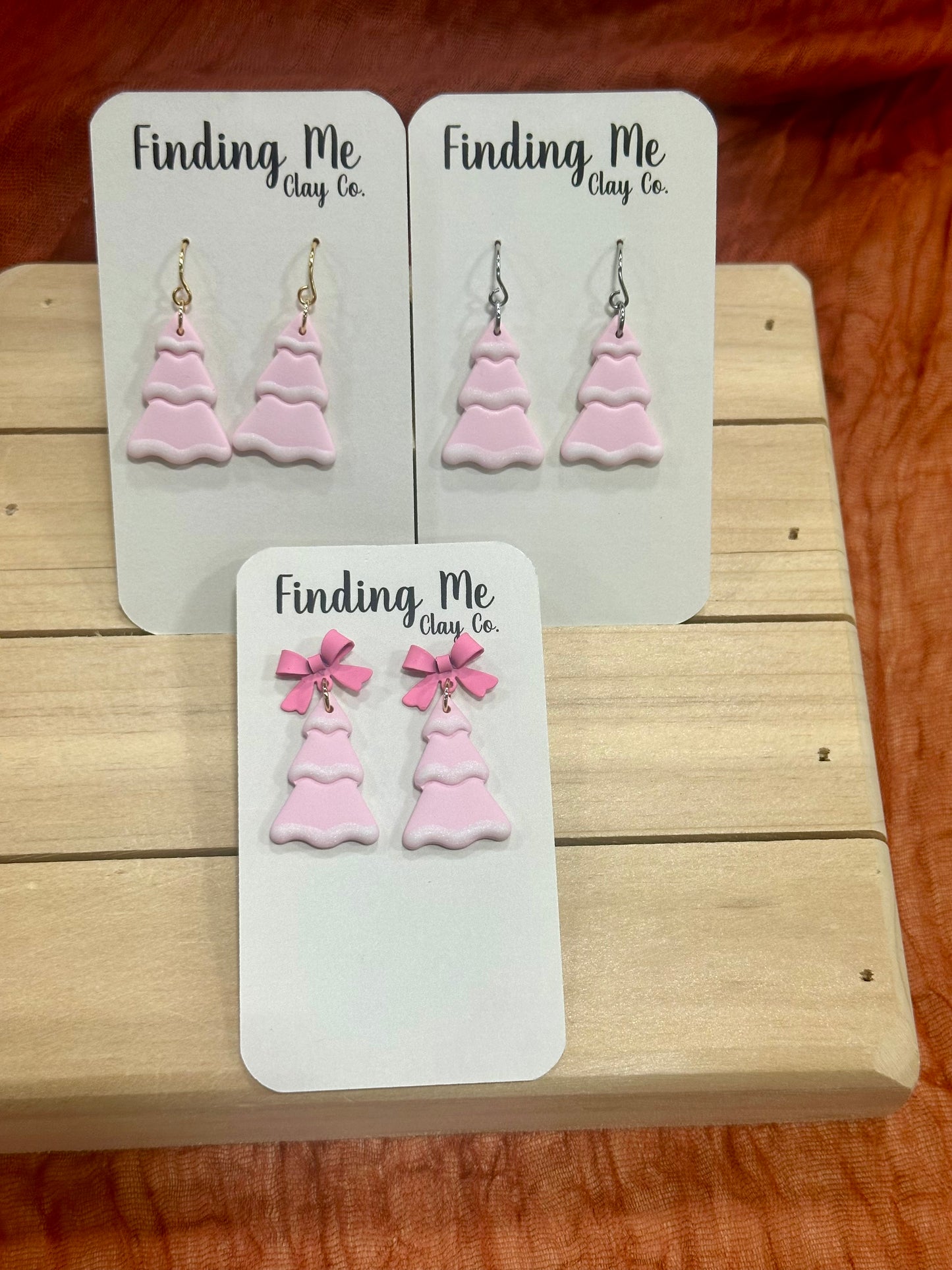 Pink Christmas trees