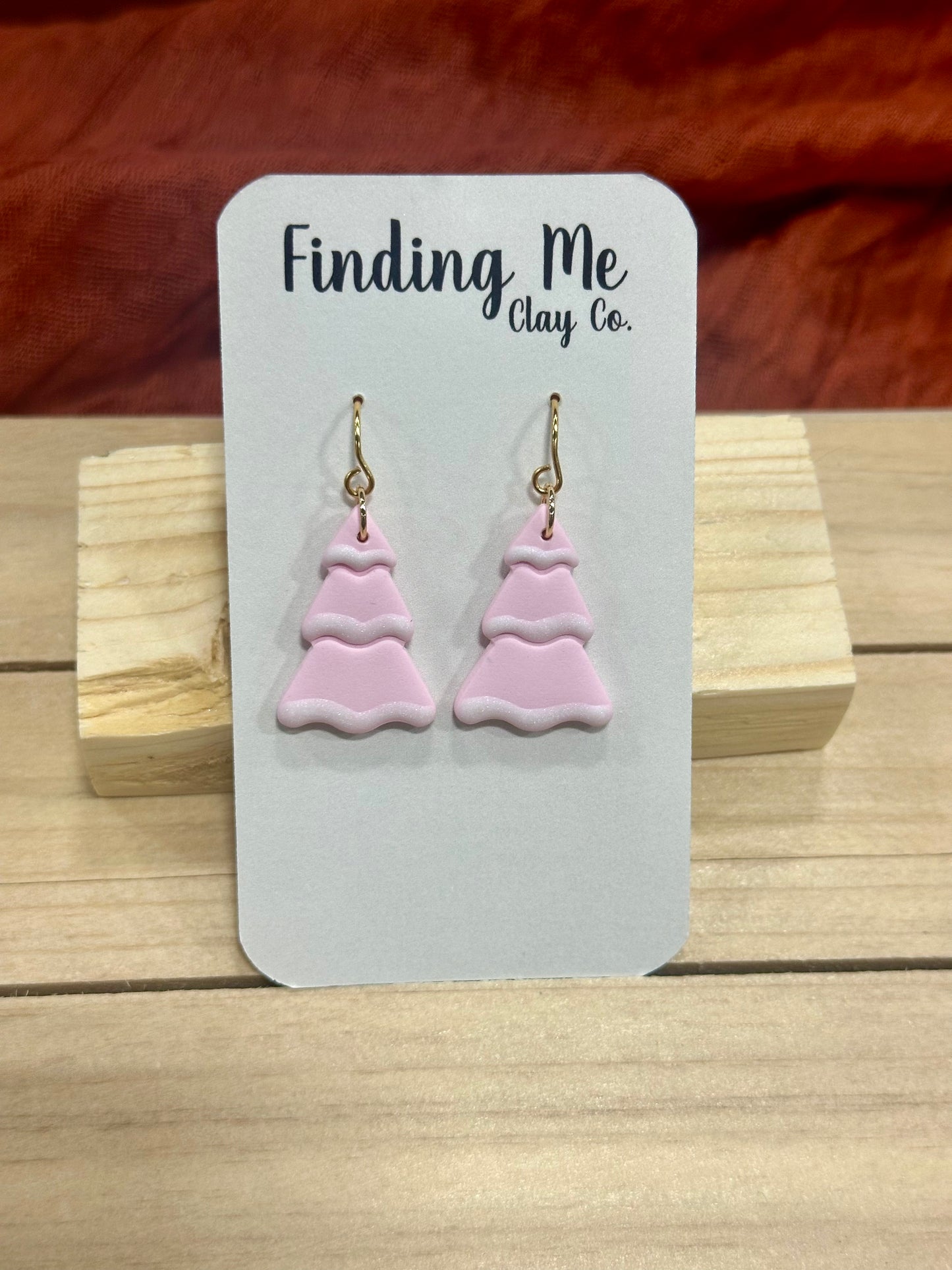 Pink Christmas trees