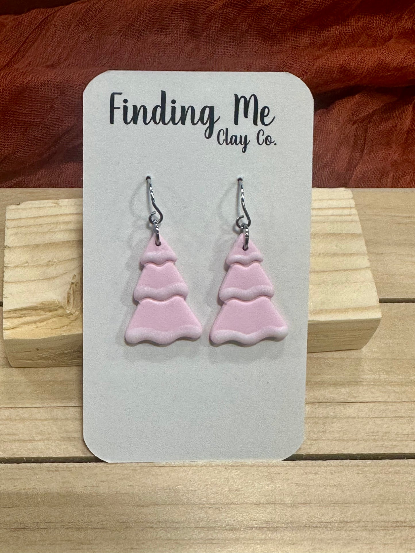 Pink Christmas trees