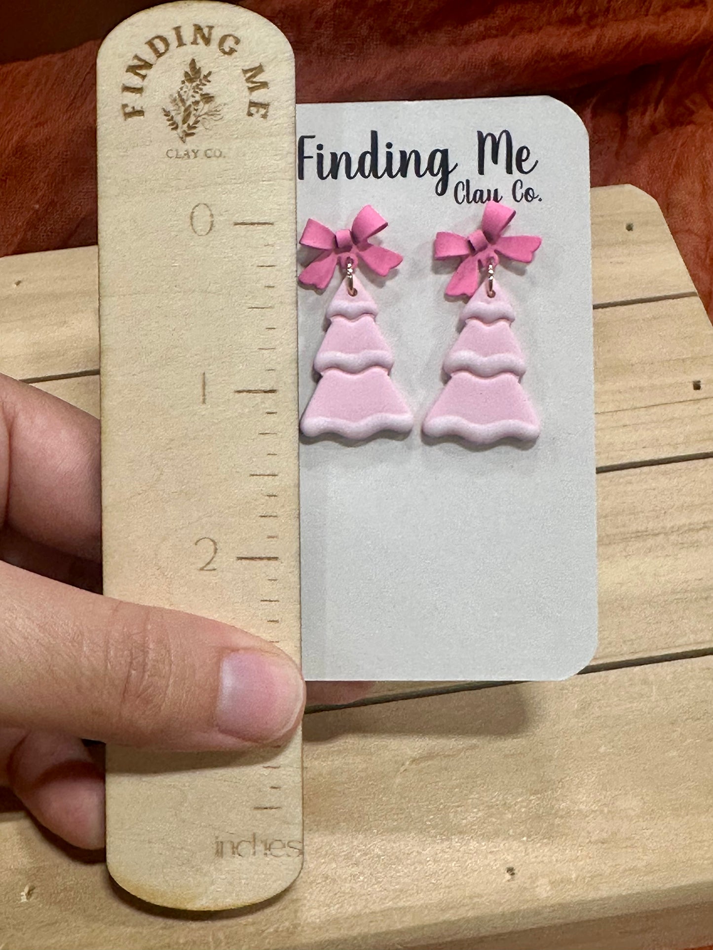 Pink Christmas trees