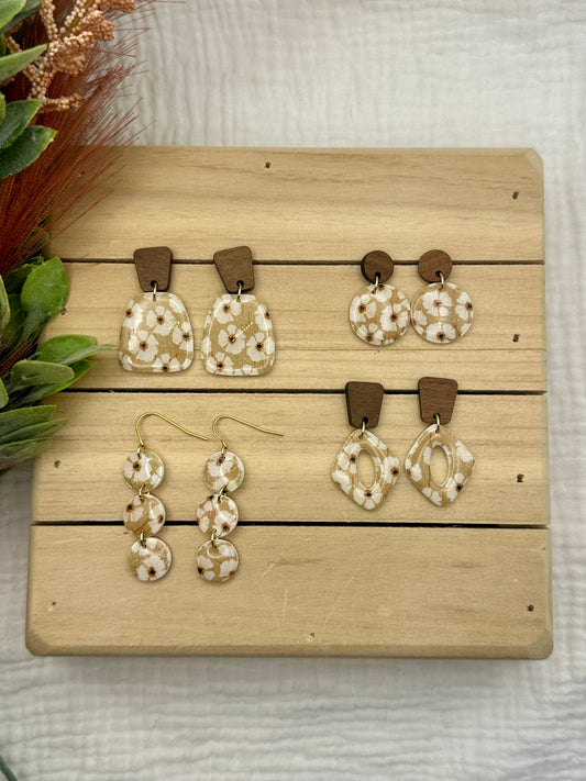 Rustic Daisy Dangles