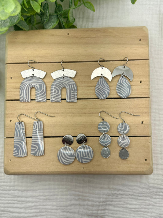 Dusty Green and Organic Cream Lines