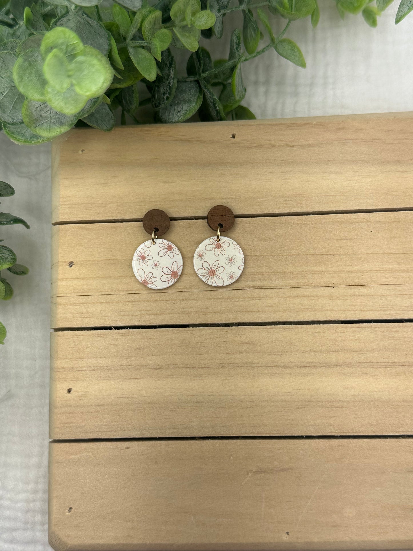Rustic Daisy Dangles