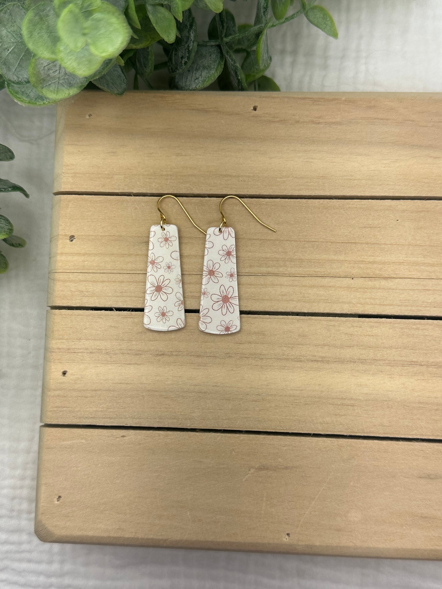 Rustic Daisy Dangles