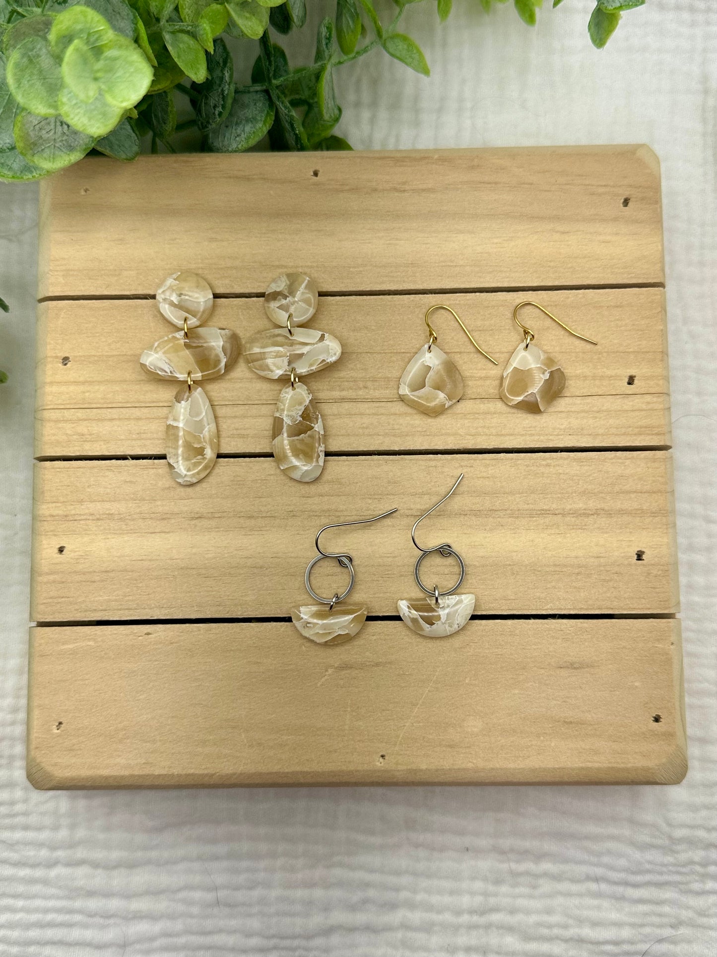 Sandy Tan Marble Collection