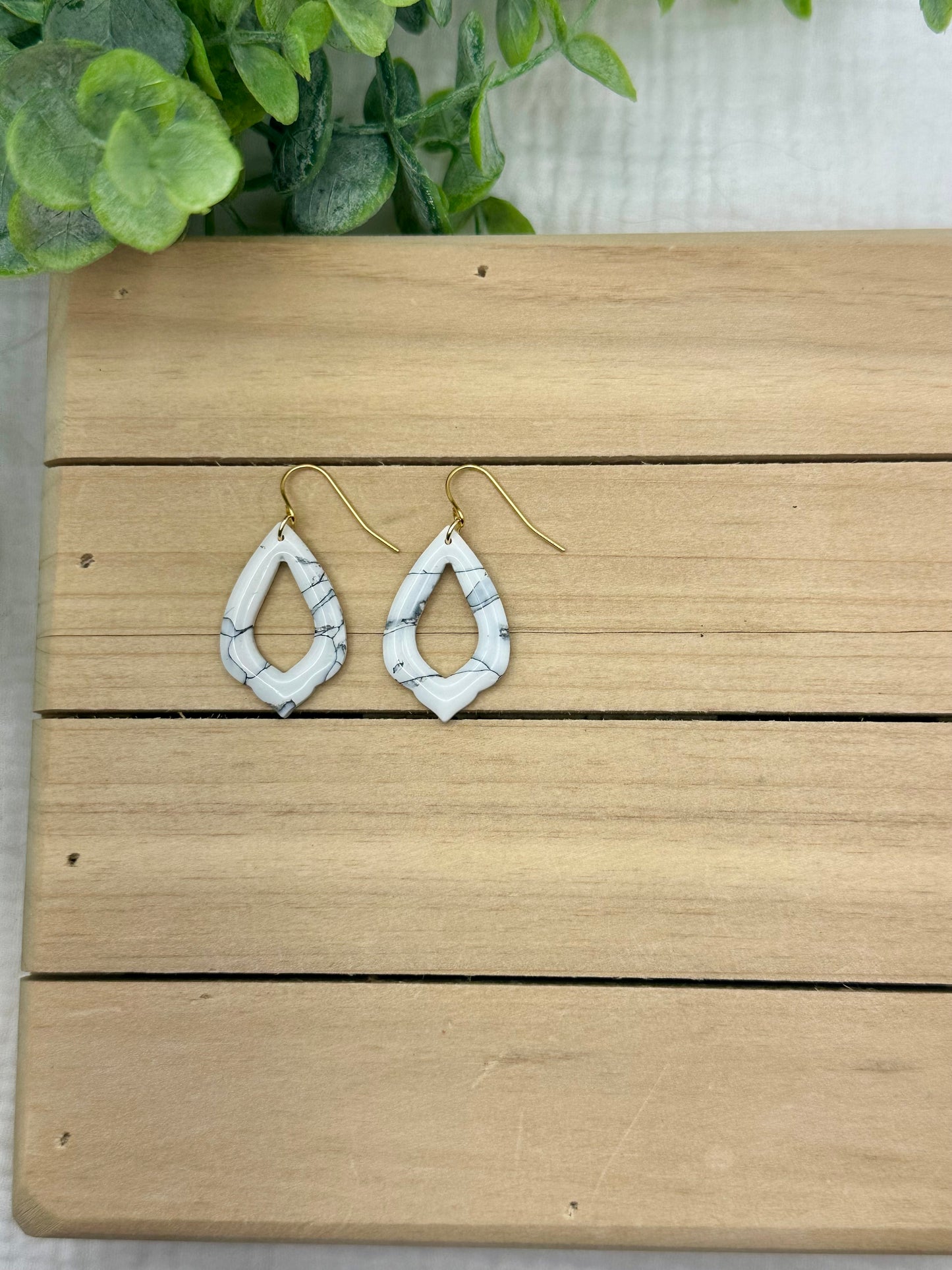 White Howlite Dangles