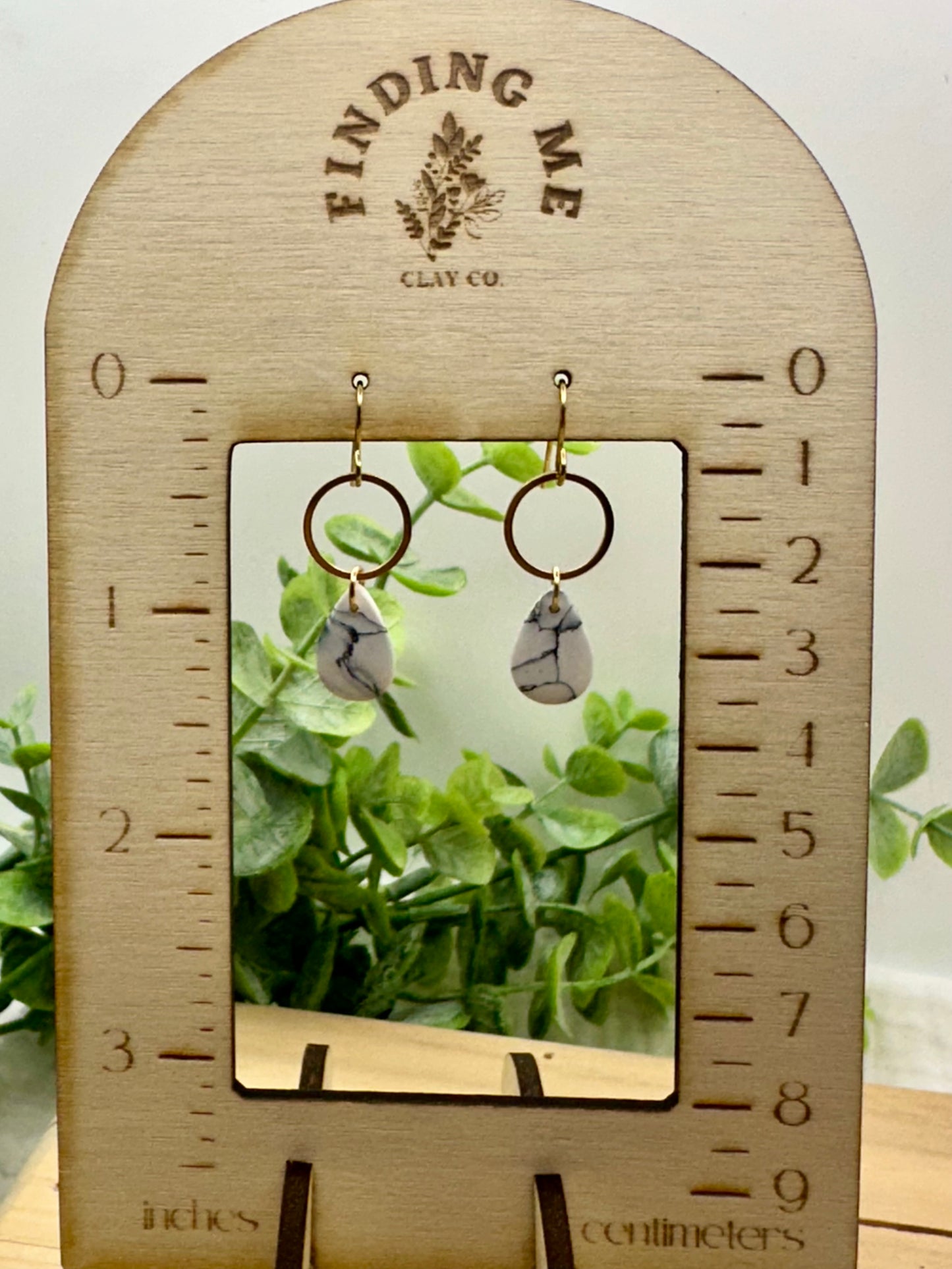 White Howlite Dangles