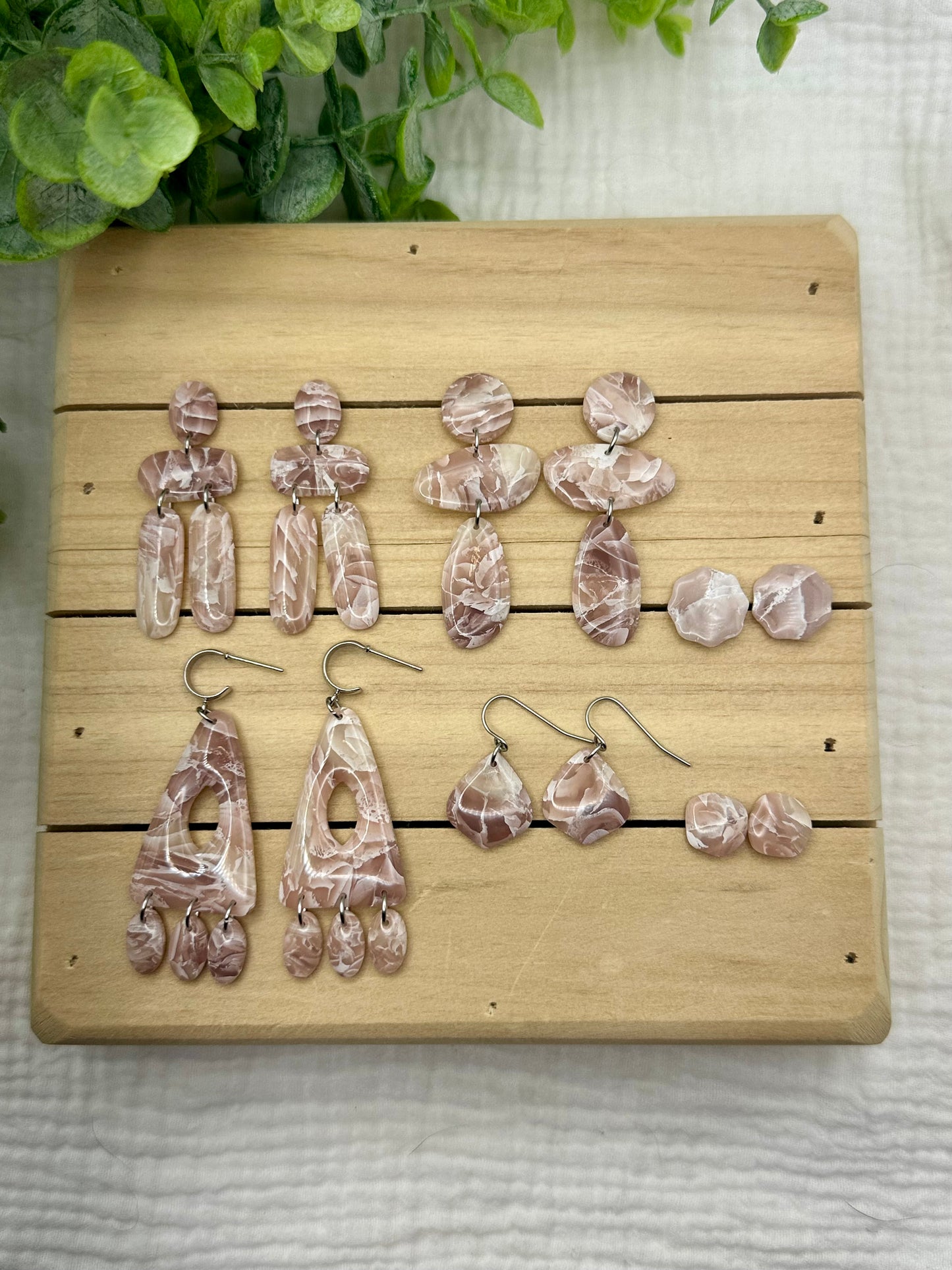 Muted Purple Marbled Collection