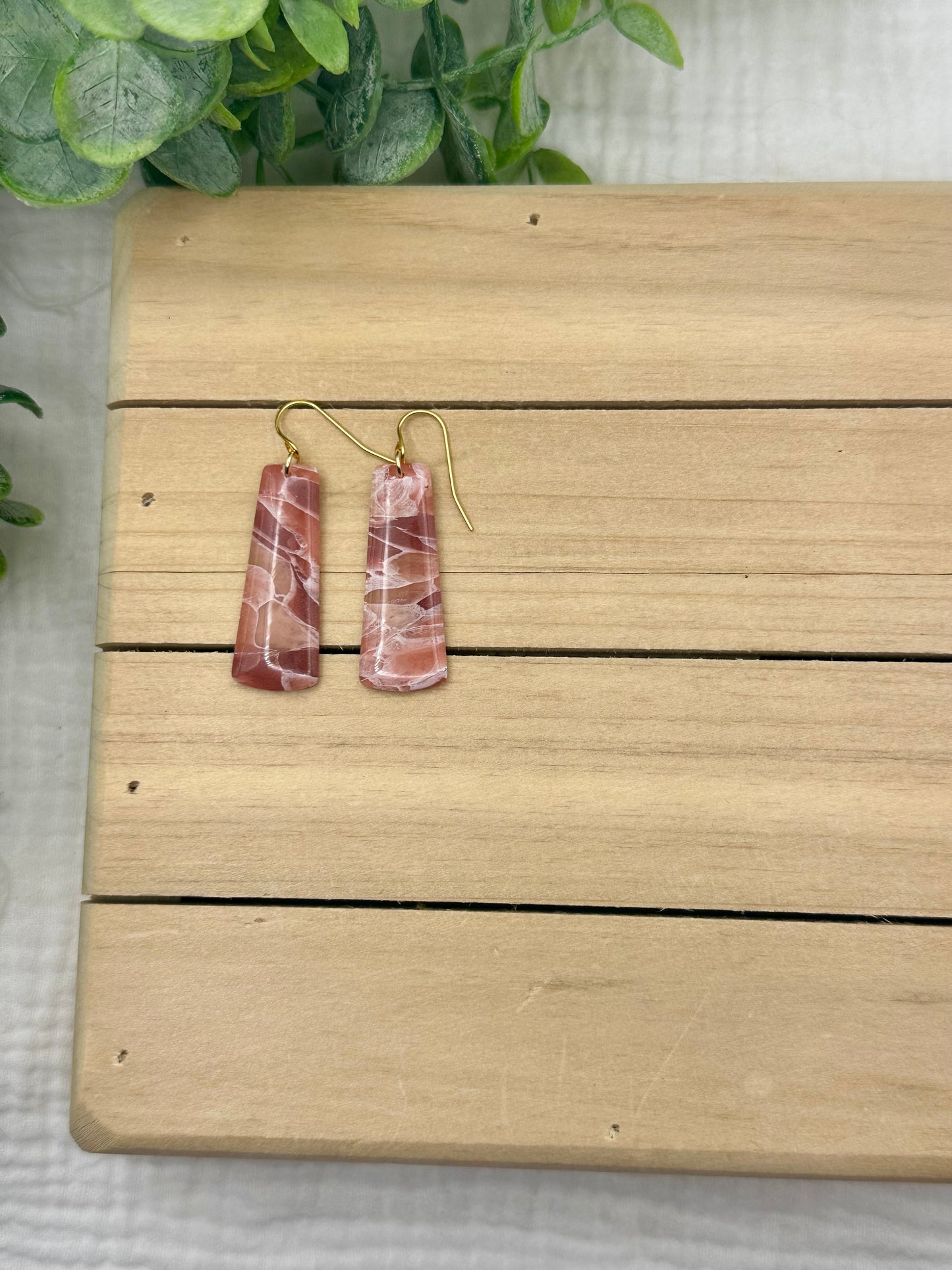 Plum Marbled Dangles