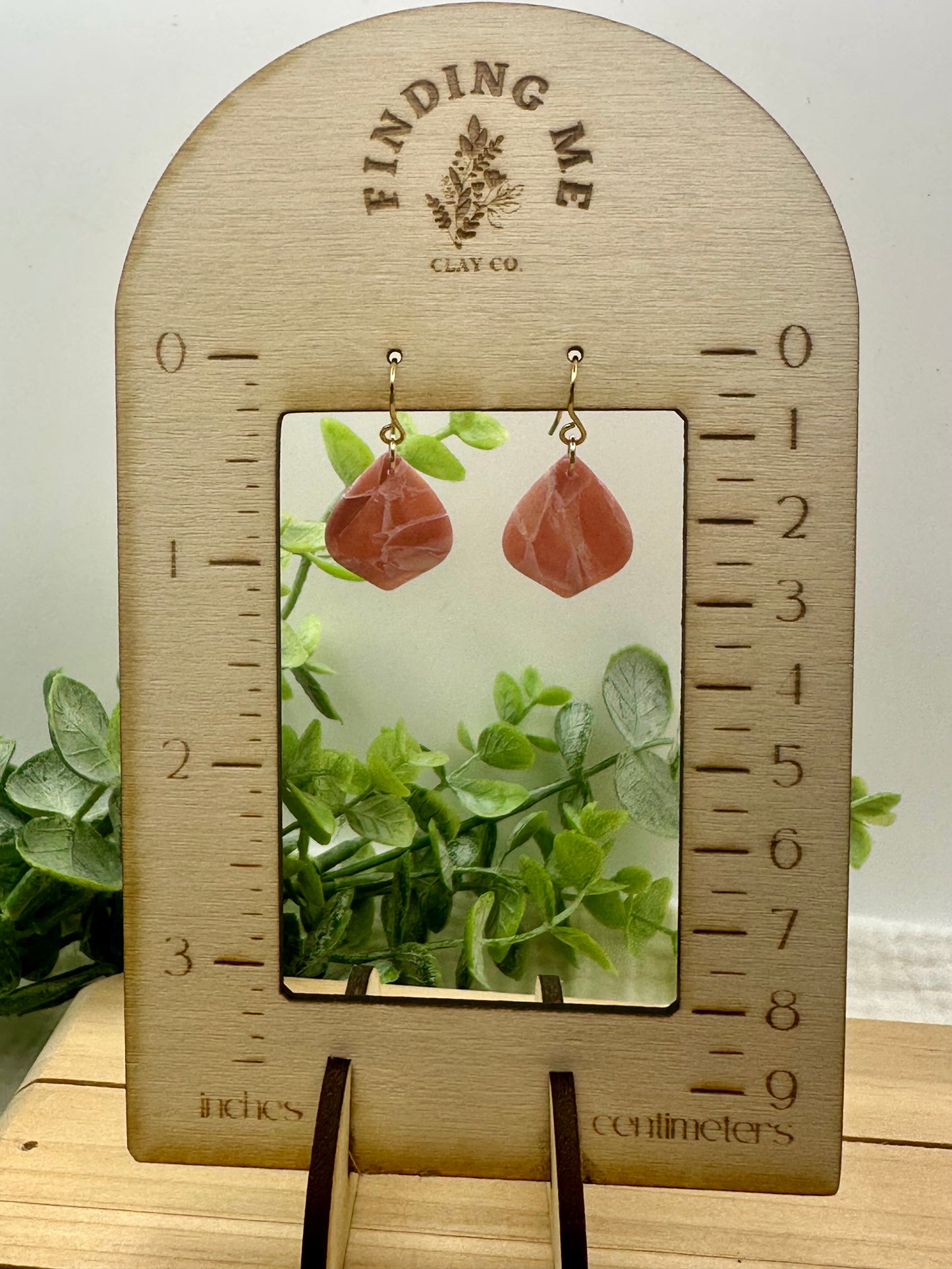 Plum Marbled Dangles