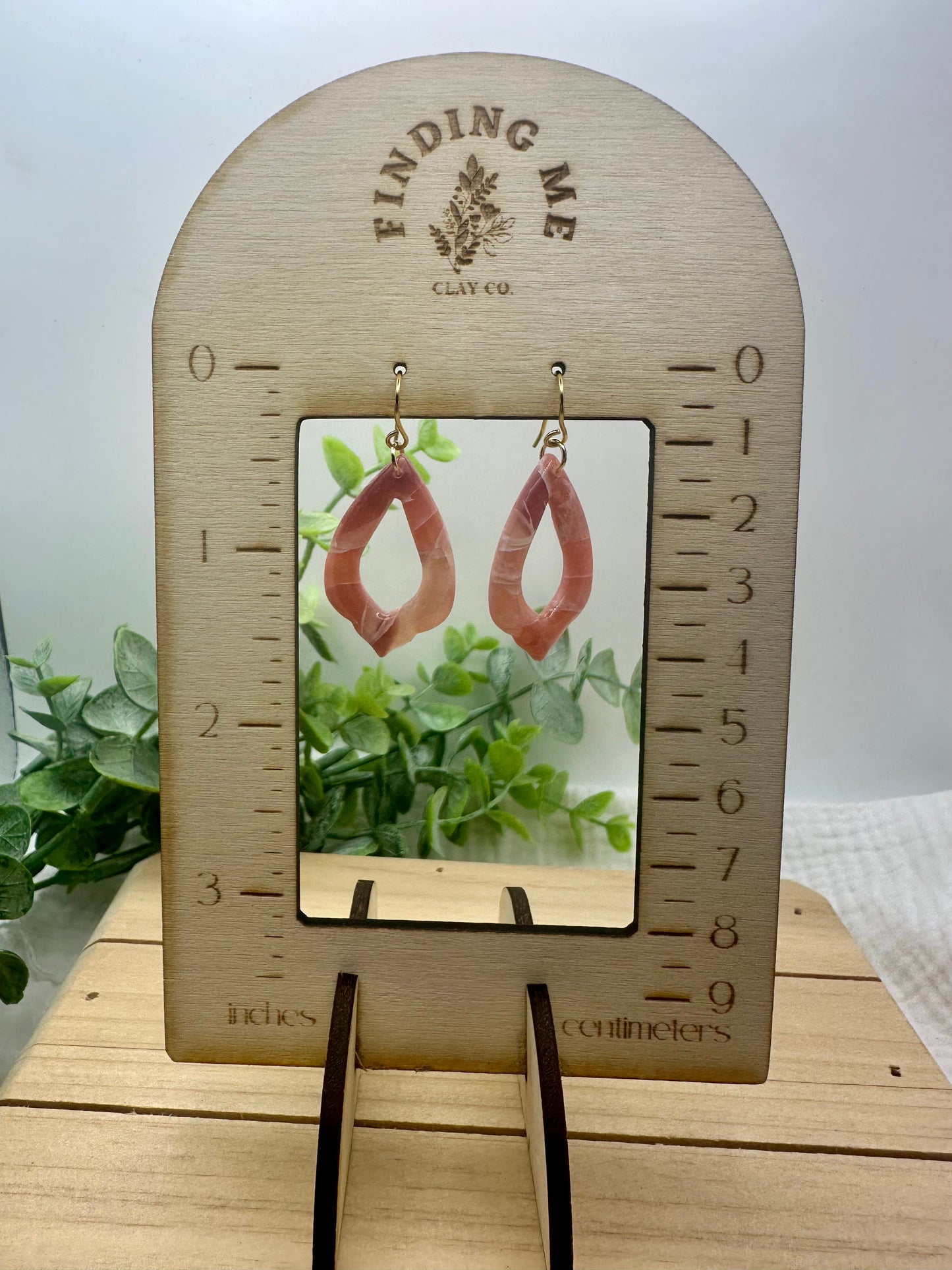 Plum Marbled Dangles