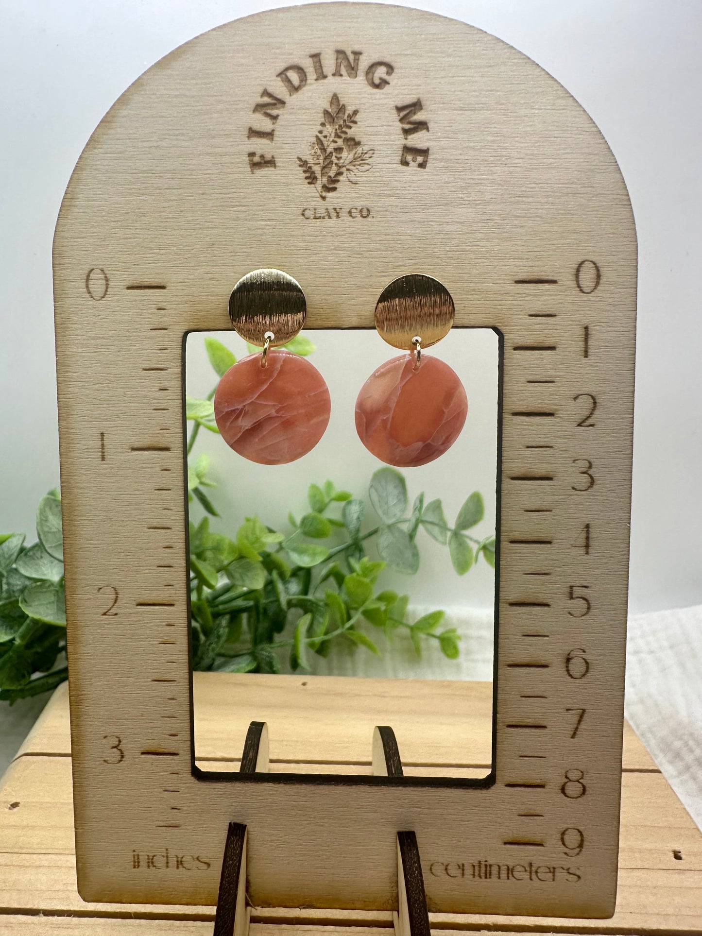 Plum Marbled Dangles