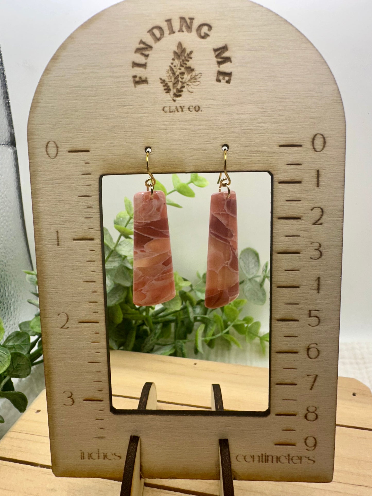 Plum Marbled Dangles