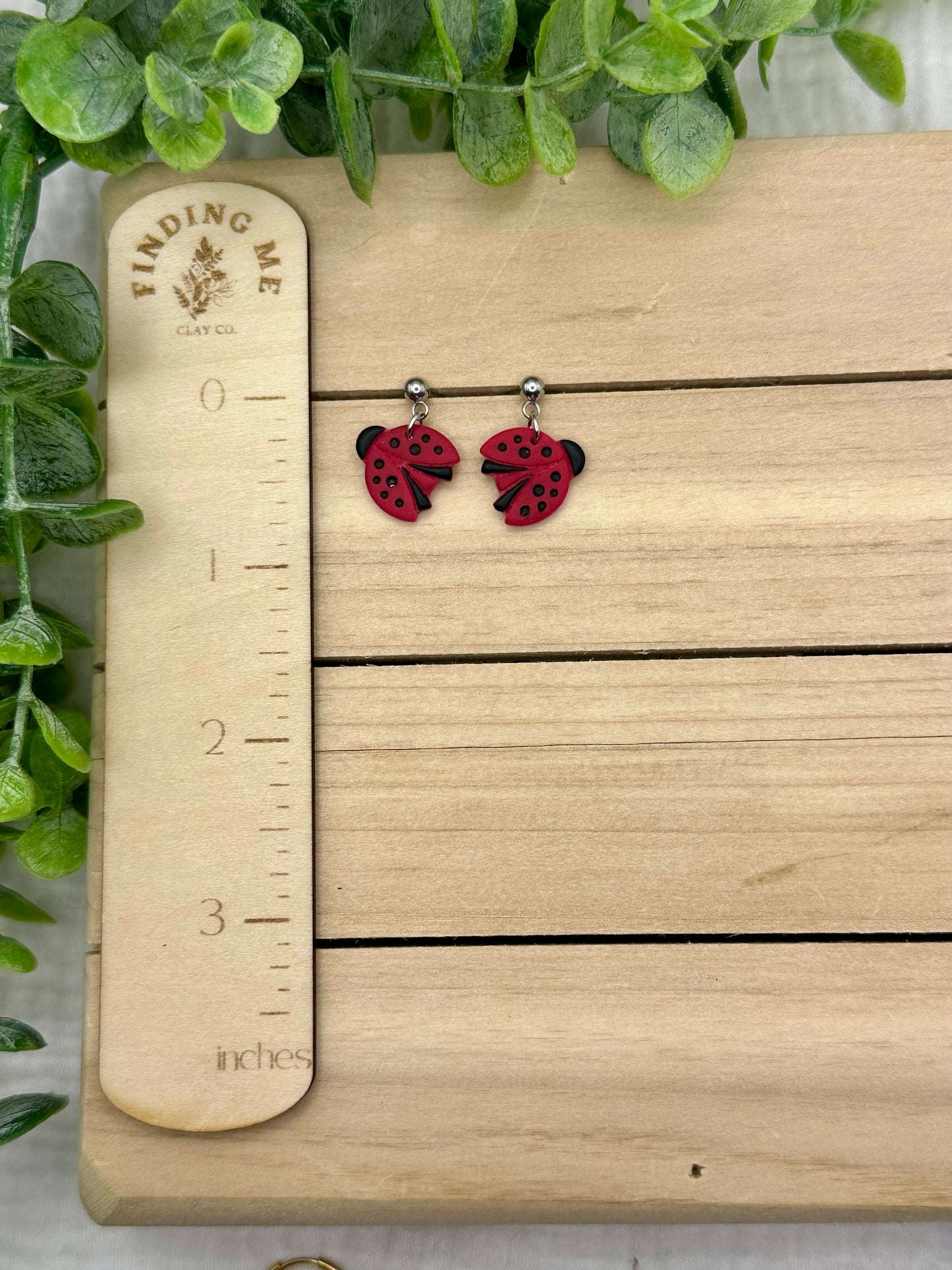 Lady Bug Earrings