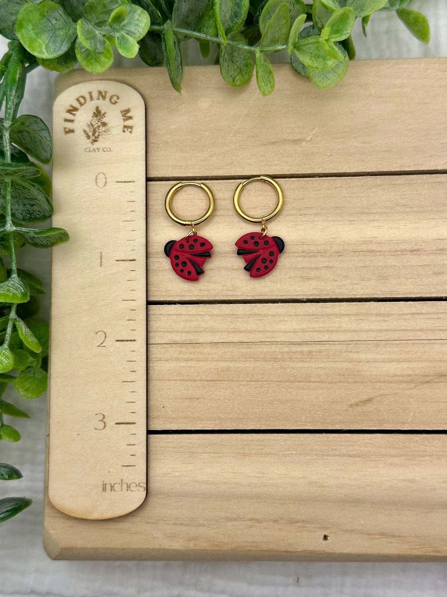 Lady Bug Earrings