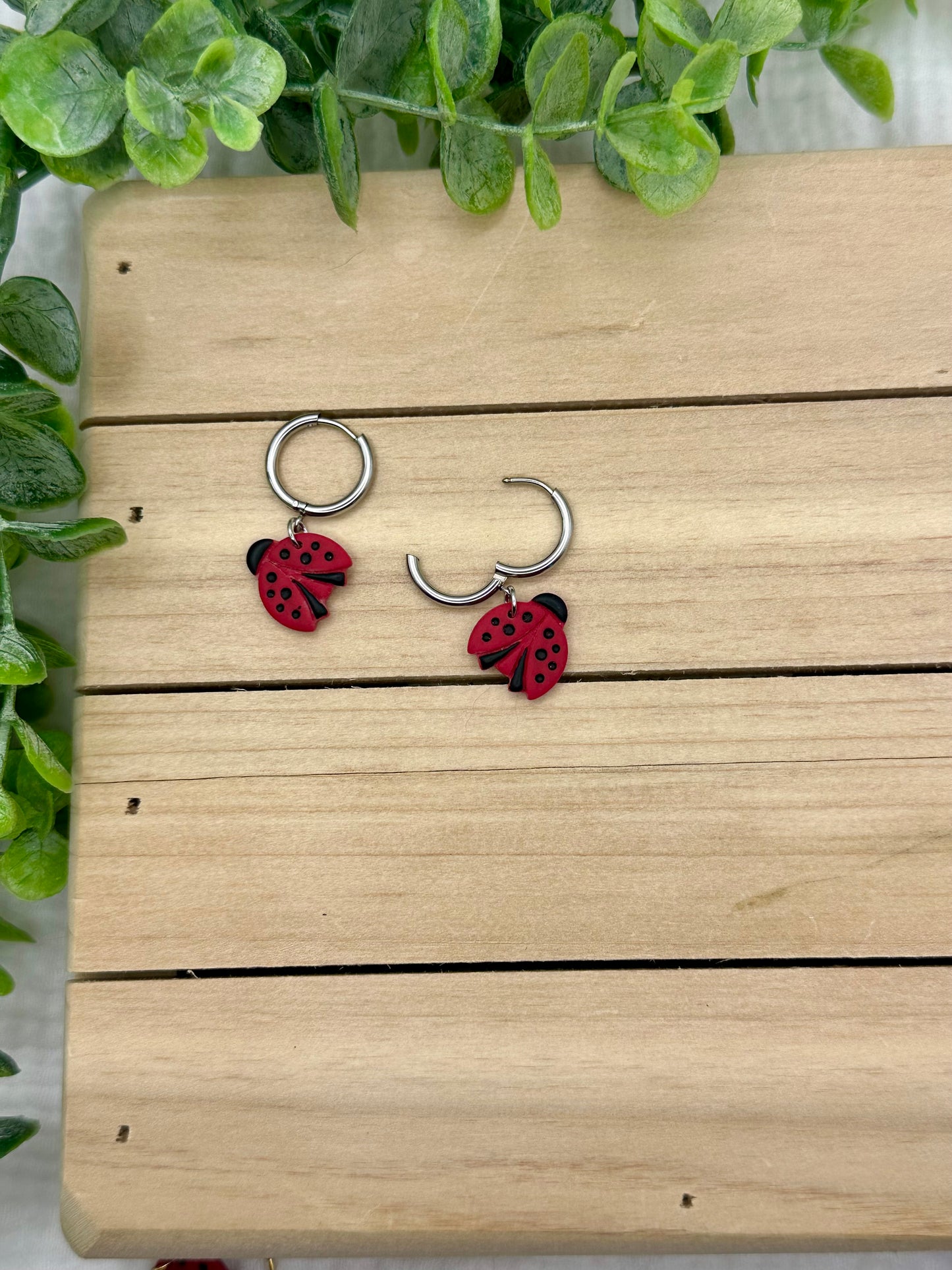 Lady Bug Earrings