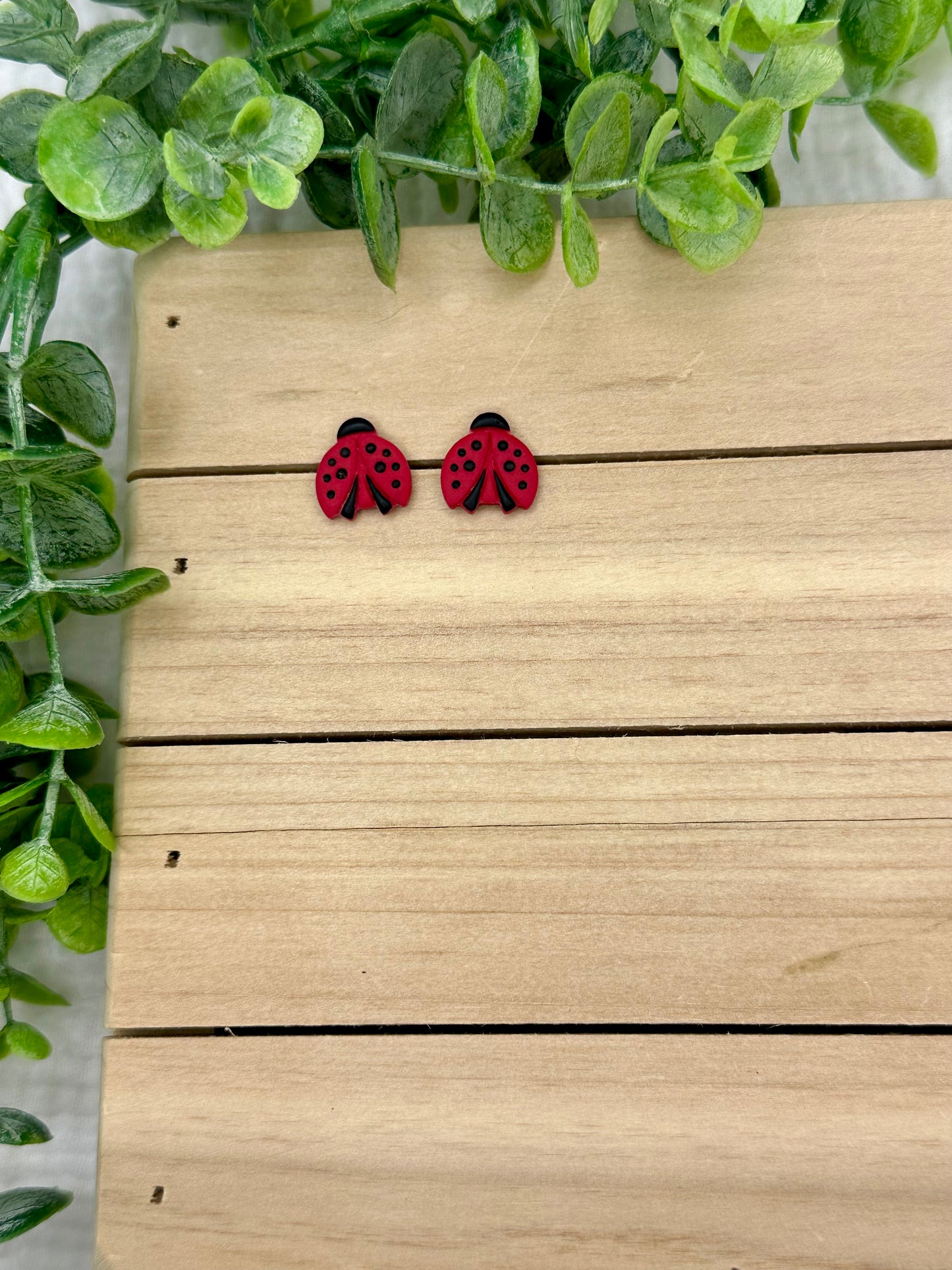 Lady Bug Earrings