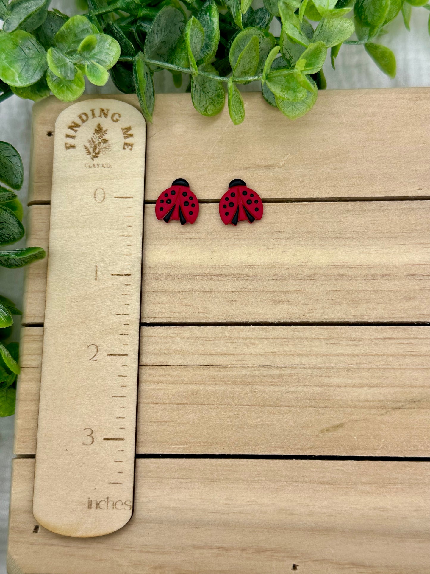 Lady Bug Earrings