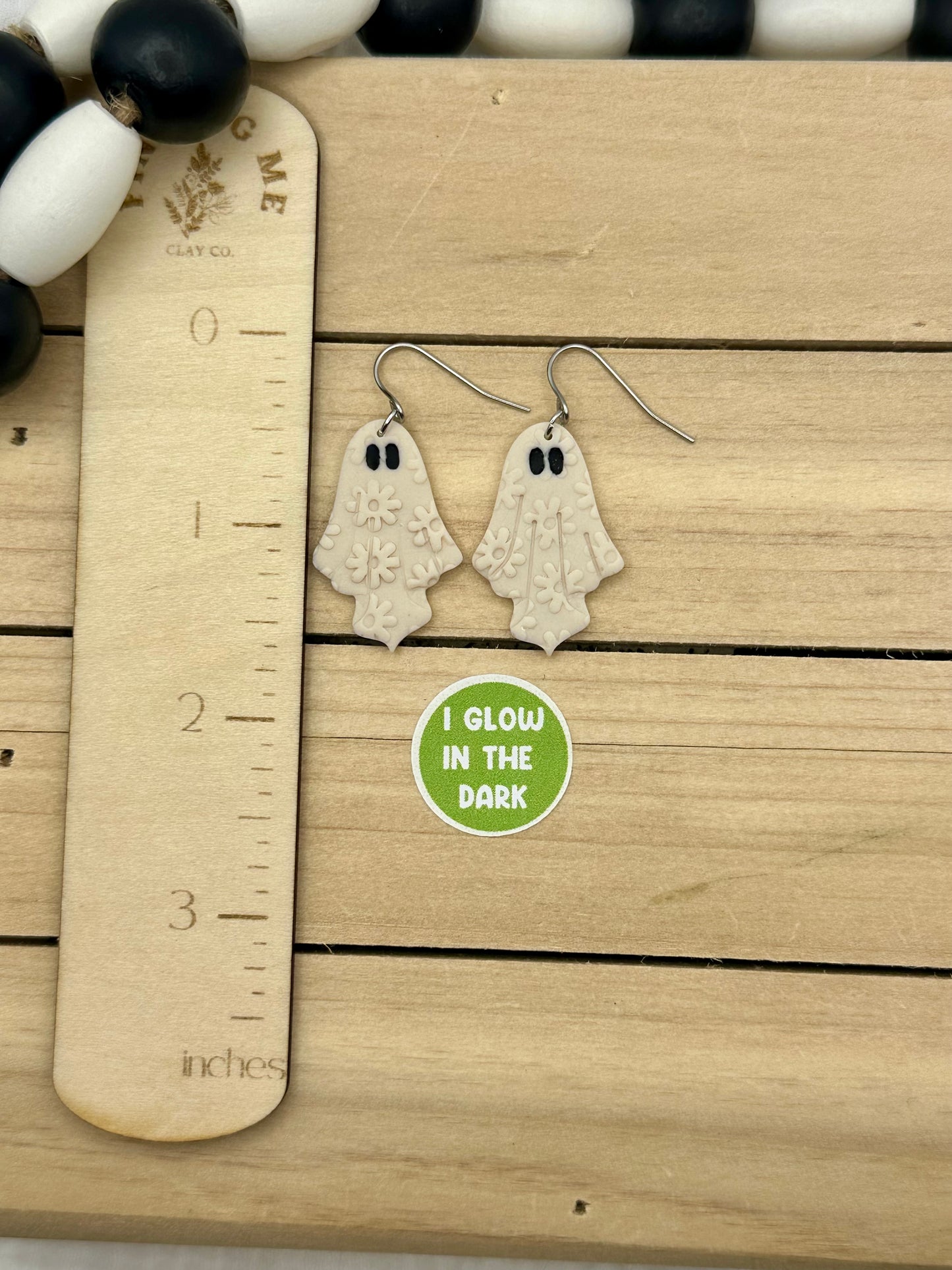 Glowing Ghost Dangles