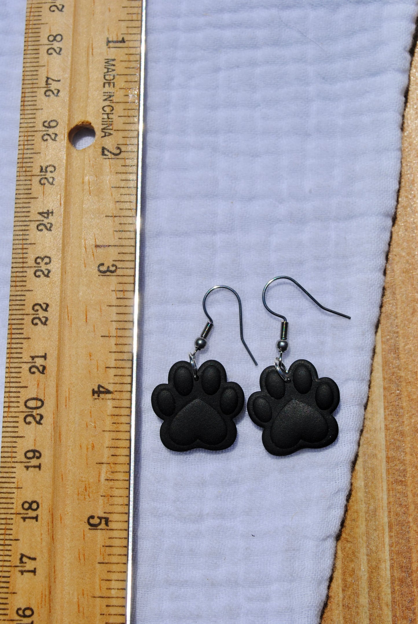 Paw print dangles